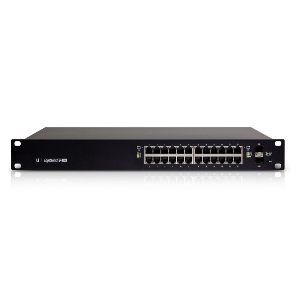 Le switch administrable à plusieurs niveaux Ubiquiti ES-24-500W de la gamme EdgeMax est un dispositif fiable qui se distingue pas son excellente qualité de fabrication. L'Ubiquiti ES-24-500W combine les avantages d’une haute performance avec une alimentation via PoE+ et une commutation intelligente pour les réseaux en développement.