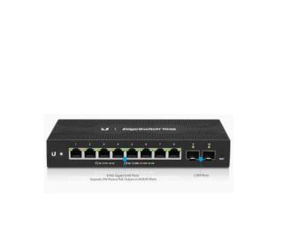 Ubiquiti Networks EdgeSwitch 10XP. Type de commutateur: Géré, Banc de commutateurs: L2. Type de port Ethernet RJ-45 de commutation de base: Gigabit Ethernet (10/100/1000), Quantité de ports Ethernet RJ-45 de commutation de base: 8, Port de console: RJ-45. Capacité de commutation: 20 Gbit/s. Voltage d'entrée DC: 24 V. Connexion Ethernet, supportant l'alimentation via ce port (PoE). Grille de montage